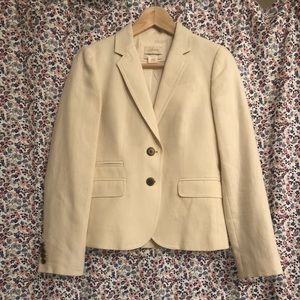 Like new linen cotton JCrew Schoolboy blazer
